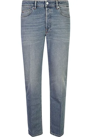 Nine In The Morning Slim-fit Jeans, male, , Size: W33 Washed Denim Jeans Straight Cut