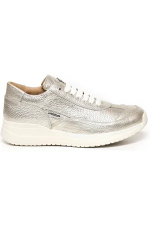 Paciotti Sneakers, female, , Size: 8 US Platinum White Sneakers with Laces