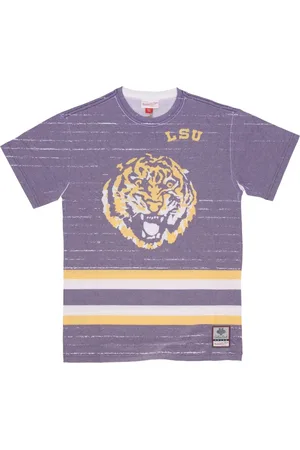Mitchell & Ness T-Shirts, male, , Size: S LSU Tigers Basketball Celebration Tee