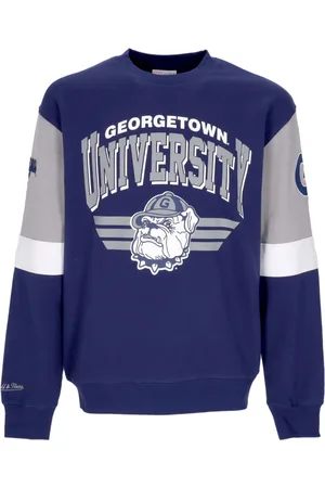 Mitchell & Ness Sweatshirts, male, , Size: L Georgetown Hoyas Crewneck Sweatshirt