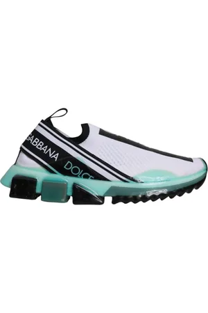 Dolce & Gabbana Sneakers, male, , Size: 6 US Logo Print Slip On Sneakers