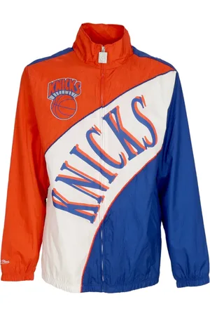 Mitchell & Ness Light Jackets, male, , Size: XL NBA Arched Windbreaker New York Knicks