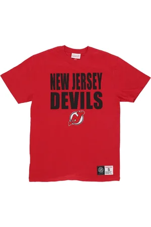 Mitchell & Ness T-Shirts, male, , Size: XL NHL Devils Tee Celebration Shirt
