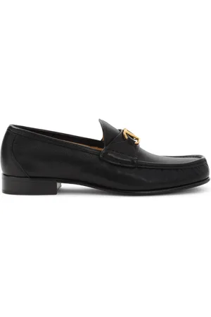 VALENTINO GARAVANI Loafers, male, , Size: 12 US Leather Loafer Shoes