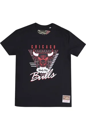 Mitchell & Ness T-Shirts, male, , Size: S Chicago Bulls Tee Hardwood Classics T-Shirt