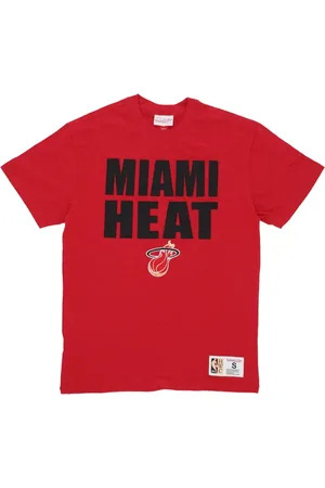 Mitchell & Ness T-Shirts, male, , Size: XL Miami Heat NBA Tee