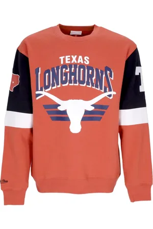 Mitchell & Ness Sweatshirts, male, , Size: XL Texas Longhorns Basketball Team Crewneck Sweatshirt