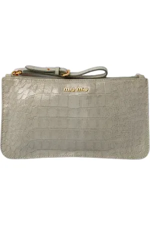 Miu Miu Pre-owned Clutches, female, , Size: ONE SIZE Pre-owned Leather clutches