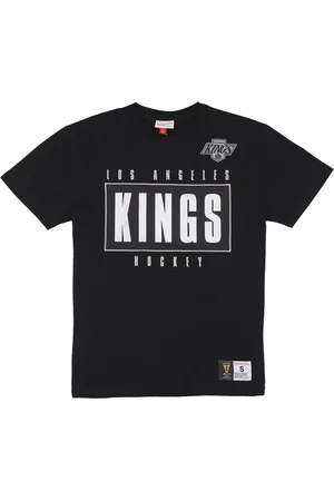 Mitchell & Ness T-Shirts, male, , Size: L Los Angeles Kings Logo Tee