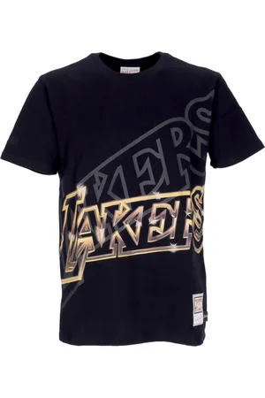 Mitchell & Ness T-Shirts, male, , Size: M NBA Big Face Tee Los Angeles Lakers