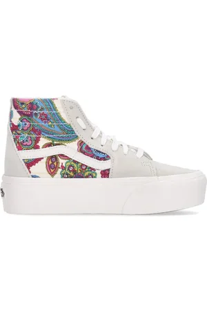 Vans Sneakers, female, , Size: 6 1/2 US Paisley Bloom High-Top Sneaker
