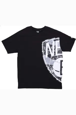 New Era T-Shirts, male, , Size: 2XL Brooklyn Nets Logo Tee /White
