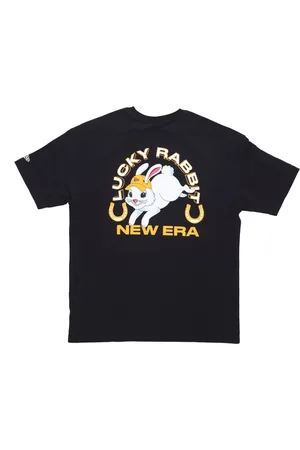 New Era T-Shirts, male, , Size: M Graphic Logo Tee /White