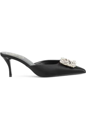 Roger Vivier Pumps, female, , Size: 6 US Flower Strass Mule Elegant Shoe