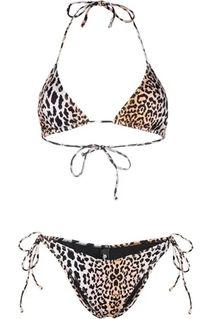 Reina Olga Bikinis, female, , Size: L Leopard Triangle Cut Bikini Top