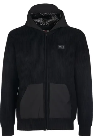 MC2 SAINT BARTH Cardigans, male, , Size: M Zip Cardigan Sweaters