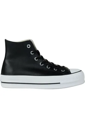 Converse Sneakers, female, , Size: 9 US Chuck Taylor All Star Platform Leather High-Top Sneakers