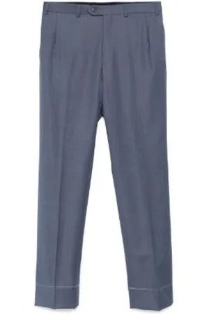 BRIONI Suit Trousers, male, , Size: XL Imperial Pants with Button Closure