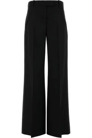 Alexander McQueen Wide Trousers, female, , Size: XS Wool Blend Passers-by Coat