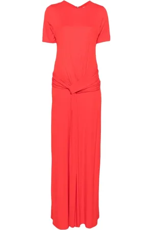 Simkhai Maxi Dresses, female, , Size: S Fiery Draped Jersey Dress