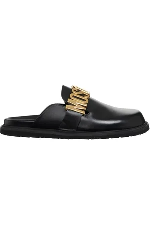 Moschino Mules, male, , Size: 10 US Solid Color Sandals, No Closure