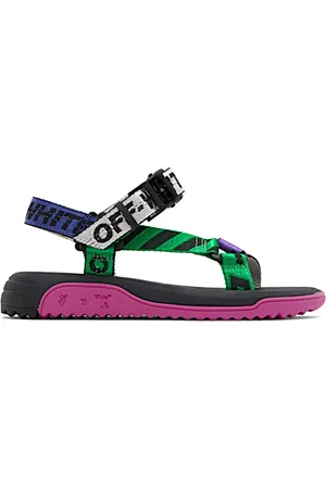 OFF-WHITE Flat Sandals, female, , Size: 8 US Stylish Sandal for Summer Outings