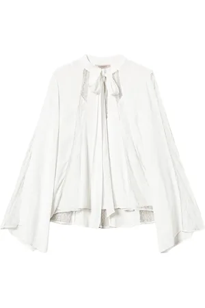 Twin-Set Blouses, female, , Size: M Bianco Women