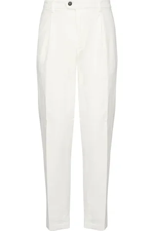 ELEVENTY Slim-fit Trousers, male, , Size: W34 Trousers with Pences