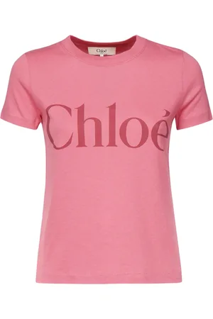 Chloé T-Shirts, female, , Size: XS Cotton Logo T-shirt