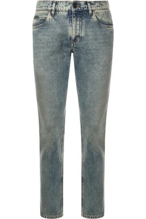 Dolce & Gabbana Slim-fit Jeans, male, , Size: M Jeans with Concealed Closure
