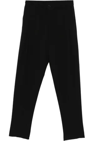 Giorgio Armani Slim-fit Trousers, male, , Size: XL Elasticated Waistband Shorts