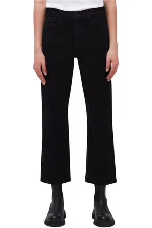 7 for all Mankind Cropped Jeans, female, , Size: W24 High-waisted Straight Leg Jeans