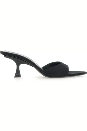 The Attico Heeled Mules, female, , Size: 7 US Satin Bes Mules