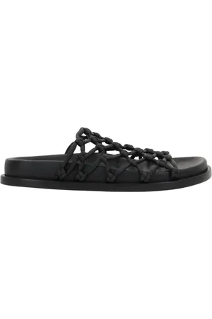 Jil Sander Sliders, female, , Size: 7 1/2 US Leather Flat Sandals