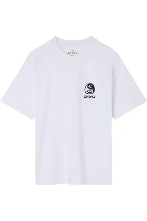 Edwin T-Shirts, male, , Size: M Printed Logo Short Sleeve T-shirt