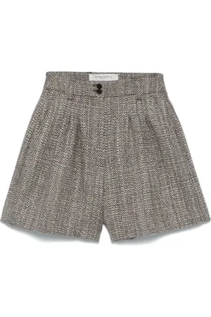 Golden Goose Short Shorts, female, , Size: 2XS Wool Herringbone Shorts