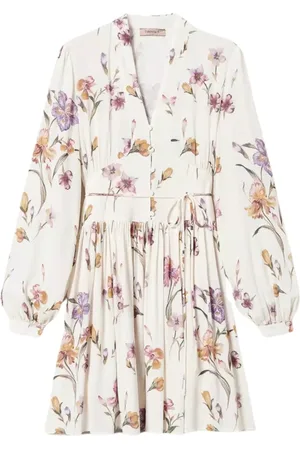 Twin-Set Short Dresses, female, , Size: L Floral Print Shirt Dress
