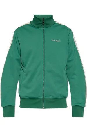 Palm Angels Zip-throughs, male, , Size: S Sweatshirt with embroidered logo