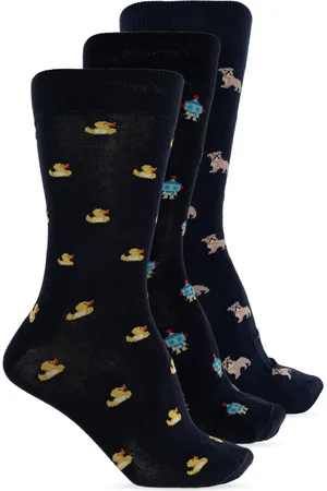 Paul Smith Socks, male, , Size: ONE SIZE Three-pack Cotton Socks