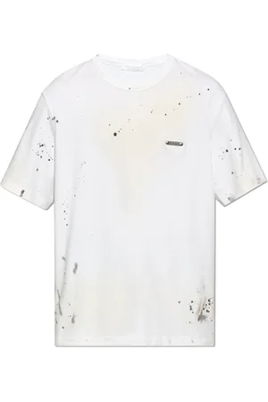 Helmut Lang T-Shirts, male, , Size: S T-shirt with logo application