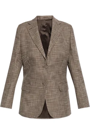 OFFICINE GENERALE Blazers, female, , Size: L Plaid Blazer