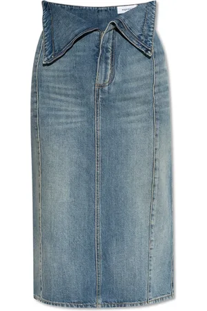Alexander McQueen Denim Skirts, female, , Size: S Denim skirt