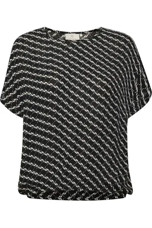 Kaffe Blouses, female, , Size: 3XL Amber Blouse with Graphic Print