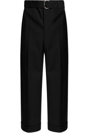 Jil Sander Straight Trousers, male, , Size: M Pleated Trousers
