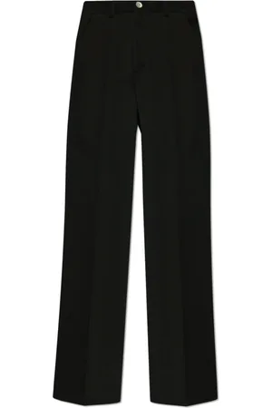 Salvatore Ferragamo Straight Trousers, male, , Size: L Creased Trousers
