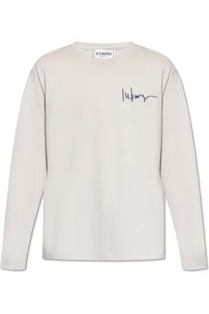 Iceberg Long Sleeve Tops, male, , Size: S T-shirt with logo