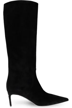 Dolce & Gabbana Heeled Boots, female, , Size: 8 1/2 US Suede heeled boots