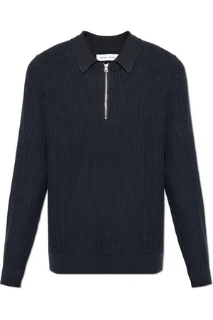 Samsøe Samsøe V-neck Knitwear, male, , Size: S Sweater Sadem