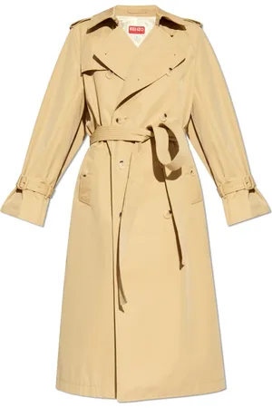 Kenzo Trench Coats, female, , Size: S Double-breasted trench coat