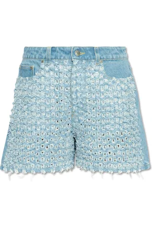 Stella McCartney Denim Shorts, female, , Size: W27 High-waisted Denim Shorts